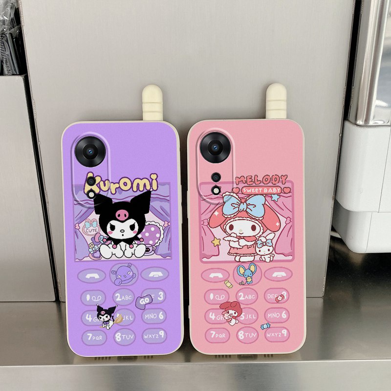 【Phone Style】Kuromi Melody Soft Case HP OPPO A3S C1 A15 A15S A35 2021 A53 A33 A31 A5 A9 2020 F1S F9 Pro F11 A7 A5S A12 A11K A57 A39 A83 A91 A36 A76 A96 A74 A95 A52 A92 A54 A93 A94