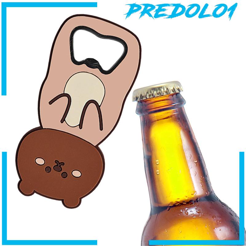 [Predolo1] Stiker Kulkas Portable Kartun Pembuka Botol Untuk Pecinta Kemping Outdoor