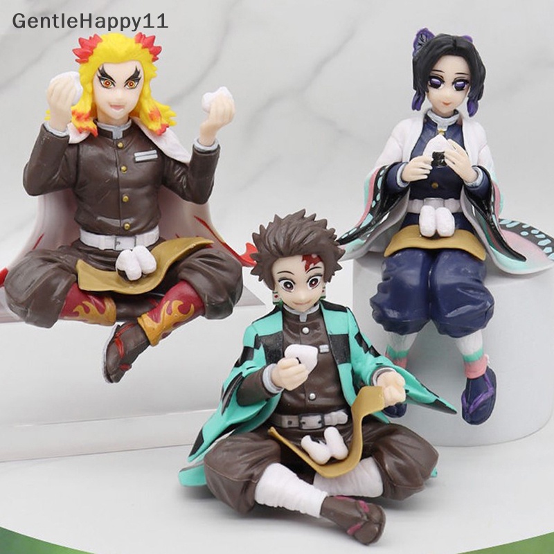 Gentlehappy 1Pc Anime Demon Slayer Figure Kimetsu no Yaiba Kamado PVC Figure Mainan id