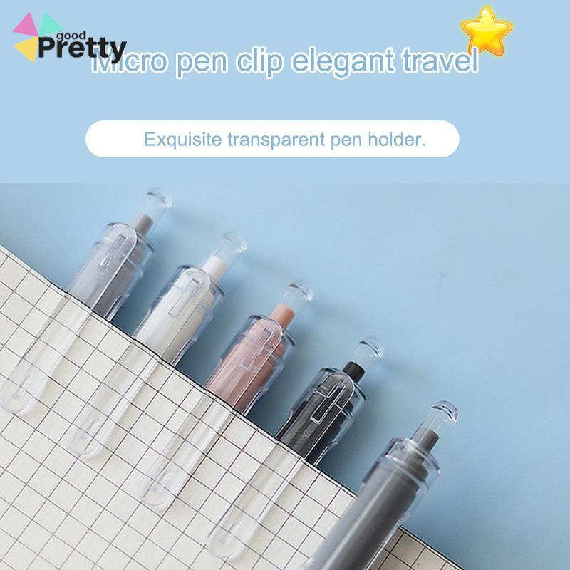 Pulpen Tinta Gel Hitam 0.5mm Retractable Portable Untuk Pelajar - PD