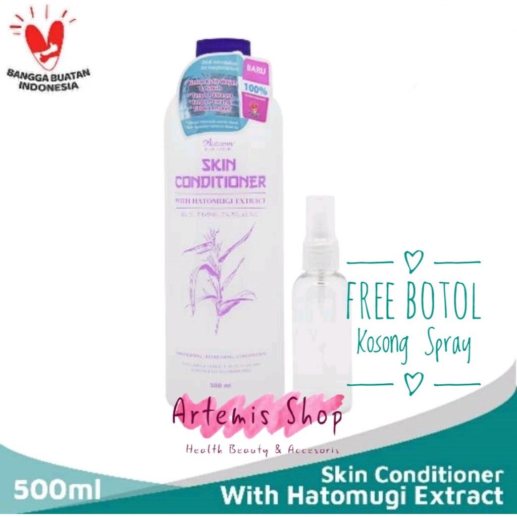 Hatomugi Skin Conditioner Autumn Extract 500ml free botol spray