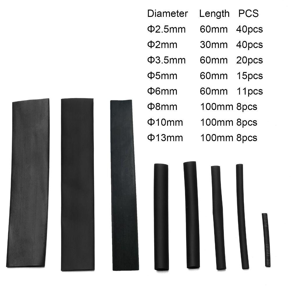 TOP 150pcs Heat Shrink Tubing Glue Tube Anti Air Industri Heat-Shrink Tubing Rasio 3:1