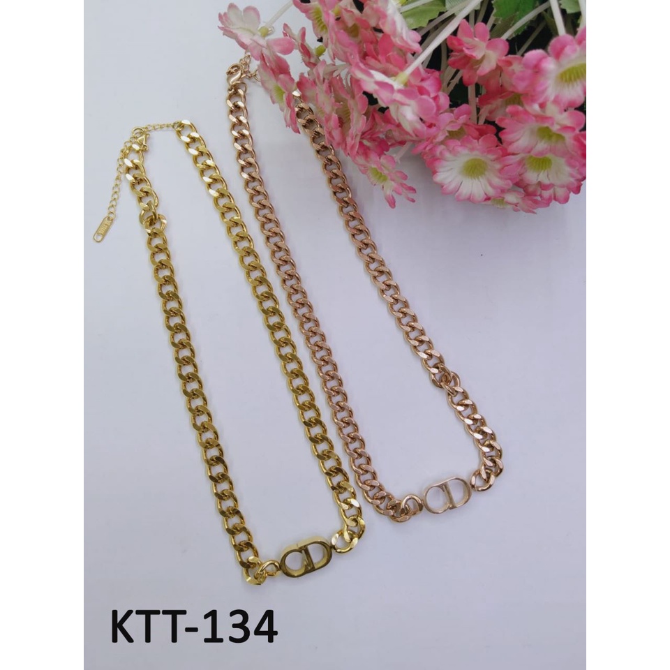 KALUNG TITANIUM EMAS GOLD DIAM / DUNIA GELANG