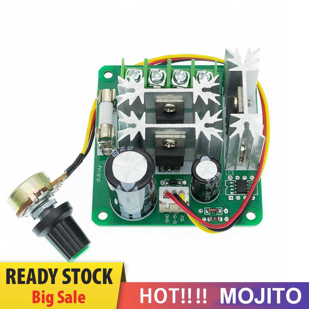 Modul Penggerak Gubernur Saklar DC6V-90V Torsi Besar 15A Motor Speed Controller