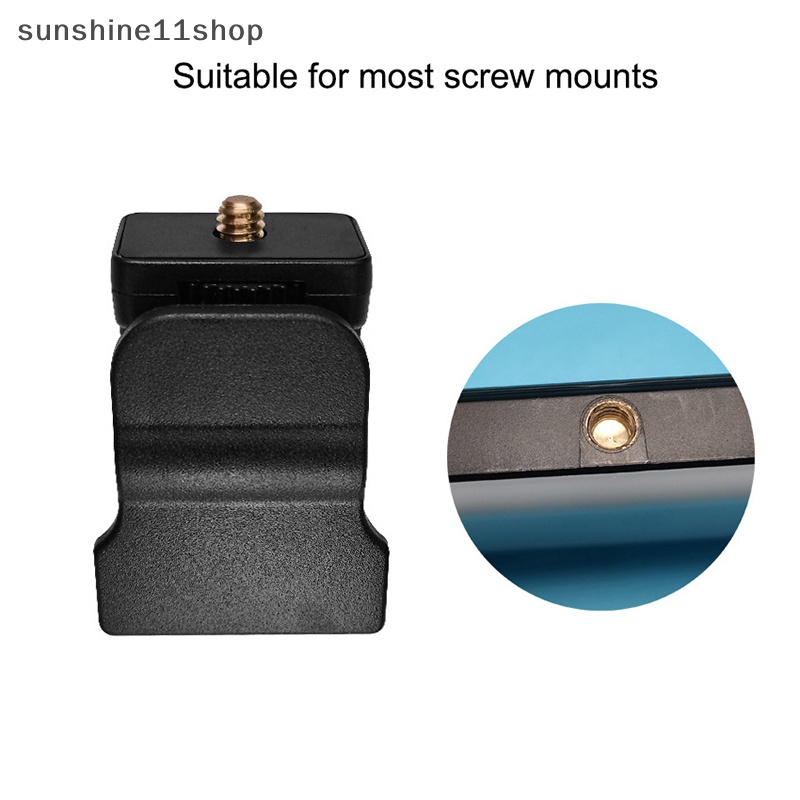 Sho Isi Lampu Klip Kamera Flash Holder Mini1/4 Screw Mount Universal Phone Tripod Tablet Mount Clamp Untuk Fotografi N