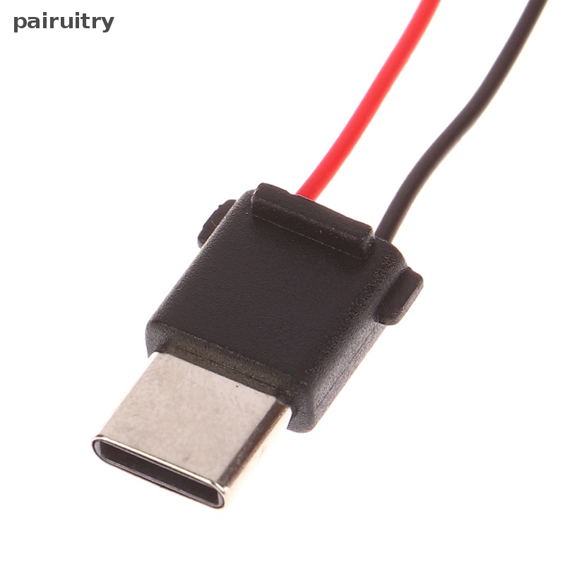 Prt USB Type-C Waterproof Connector Welding Wire Female Socket Soket Antarmuka Pengisian Port Tipe-C Dengan Kawat Las PRT