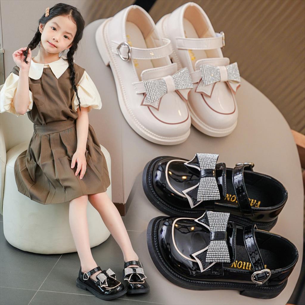 Juragan Junior [COD] Sepatu ANJANI Pesta Anak Perempuan Import Size 27-37 Usia 2,5-10 Tahun