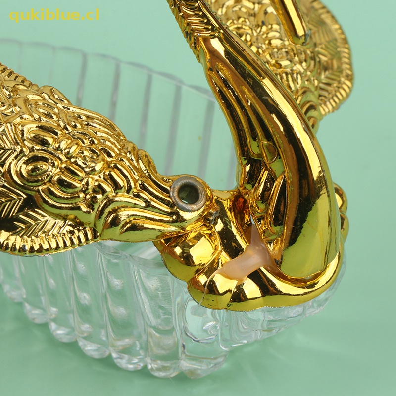 Qukiblue 1Pc Swan Kotak Sovenir Pernikahan Kreatif Pernikahan Little Swan Candy Gift Box cl