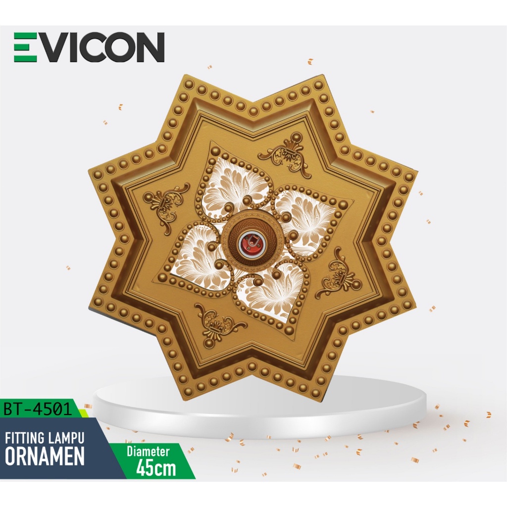 FITTING LAMPU ORNAMEN VICON 45CM / FITTING LAMPU ORNAMEN UKURAN 45 CM / FITTING BESAR / PITING LAMPU