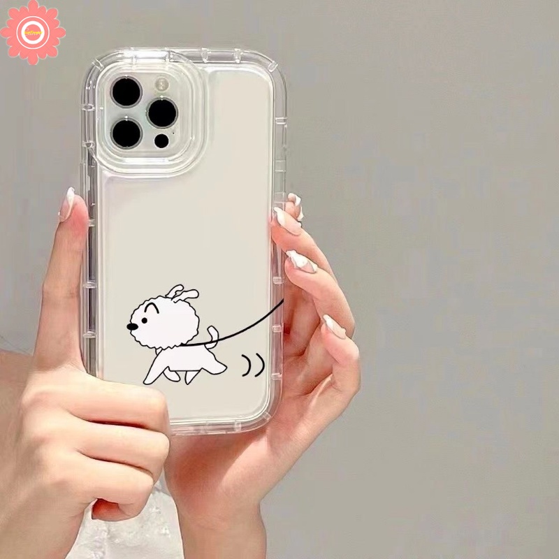 Kartun Lucu Crayon Shin-chan Nohara Shiro Casing Untuk Redmi 9A 9C NFC A1 10A 9T 10 12C 9 Redmi Note 11 8 10 Pro Max 10s 911s 10 POCO F4 Shockproof Airbag Clear Soft Couple Case