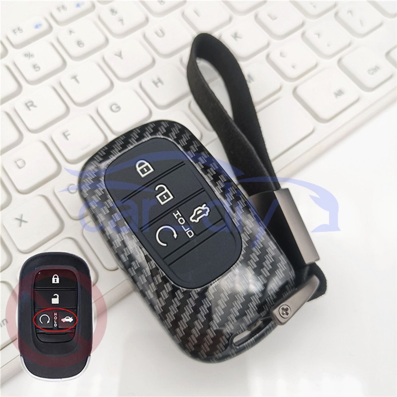 Kasus Kunci ABS Penutup Jarak Jauh Mobil Silikon Gantungan Untuk Honda Civic Accord 2022 Cangkang Pelindung Car Remote Key Case