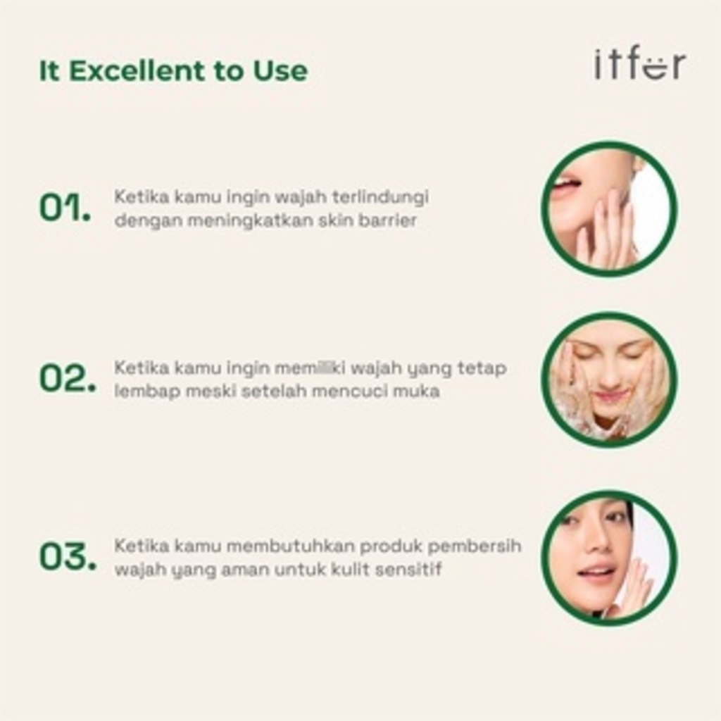 ITFER Everyday Balancing Low PH Cleanser (120 ml) -  Facial wash yang dapat memberikan kulit yang cerah dan mengurangi stres