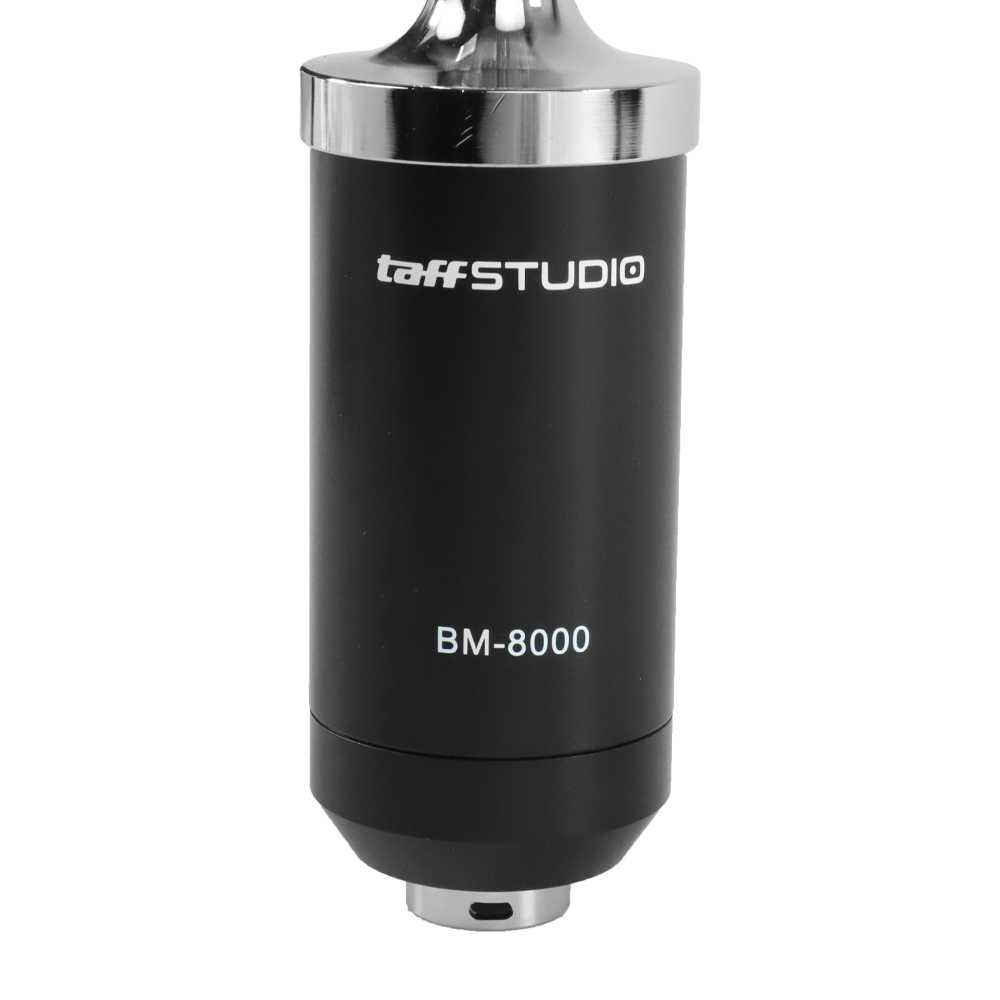 TaffSTUDIO Mikrofon Kondenser dengan Shock Proof Mount - BM-8000