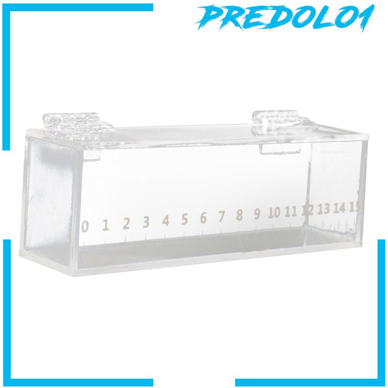 [Predolo1] Fish Viewing Box Acrylic Tempat Kecil Mini Aquarium Bening Pancing Foto Tank