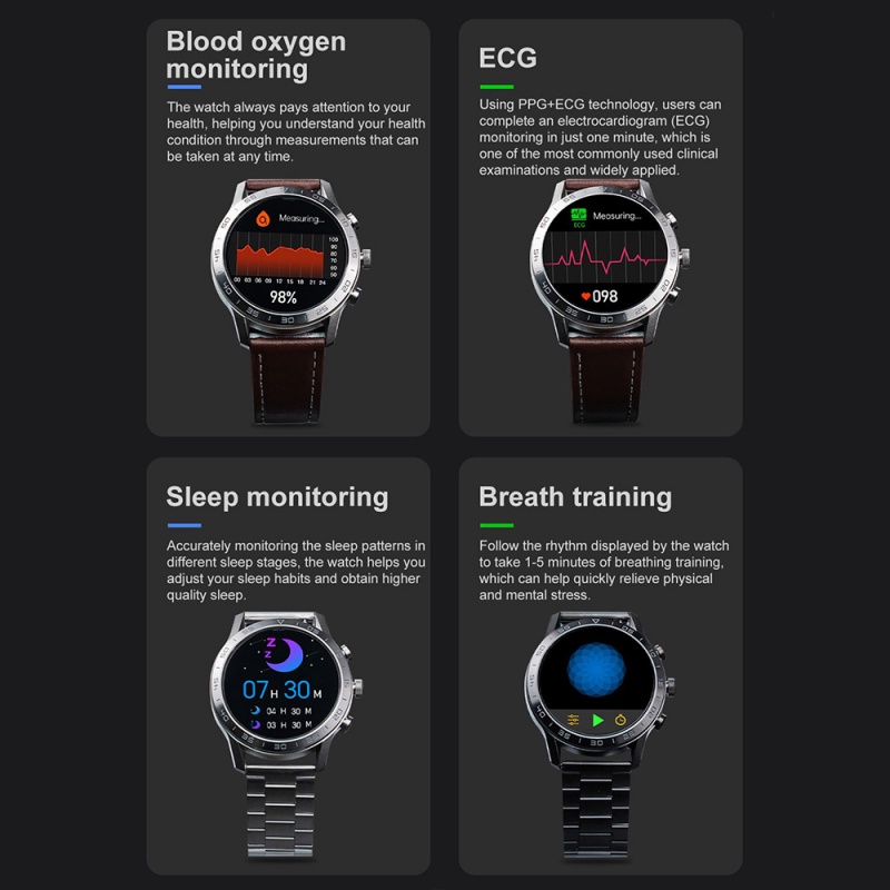 Jam Tangan Pintar Pria DT70+Smart Watch Baterai Besar Olahraga Smartwatch Pria Sport 1.45inch Round Screen NFC BT Call Smartwatch Men Digital Wristwatch GPS Tracker Fitness Watches For IOS Android
