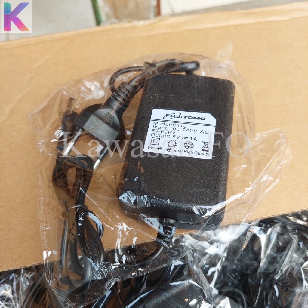 Adaptor / Adapter Power Supply AC/DC 5V 1A HIGH QUALITY FUJITOMO