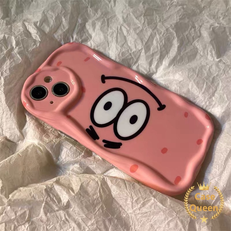 Lovely Ice Cream SpongeBob Patrick Star Kartun Cute Case Untuk Redmi A2 10 10A 9C NFC 9C A1 9A Redmi Note11 11s 9 8 Cute Rabbit Doraemon 3D Wavy Curved Edge Couple Cover