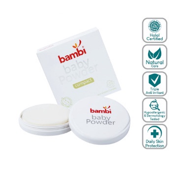 BAMBI Baby Powder Compact Refill 40gr