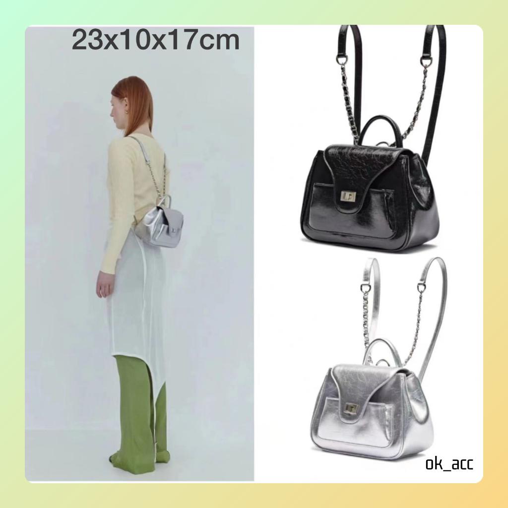 BARU Tas Selempang Kulit Wanita Luxury Mini Bag FT80 ransel hitam 23 x 10 x 17 cm