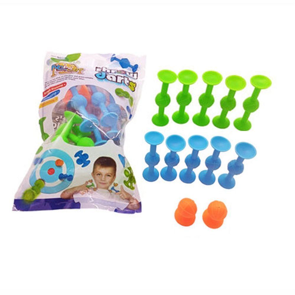 REBUY Rebuy Suction Cup Mainan Hadiah Untuk Anak-Anak Lempar Anak Panah Set Permainan Interaktif Orang Tua-Anak Fidget Toy Animal Shaped Pop Sucker Toy