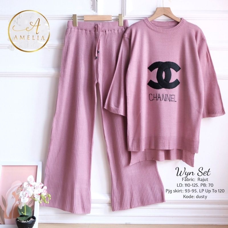 WYN SET Rok rajut ORI AMELIA