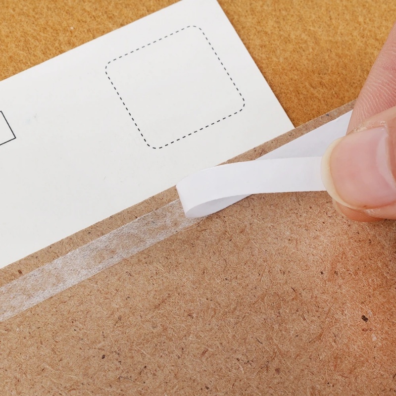 Double Tape/Tape Perekat Kuat Ultra-Tipis Selotip Perekat Tinggi Perlengkapan Kantor Sekolah