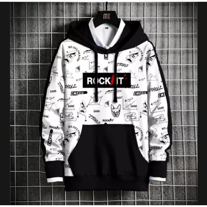 Sweater Pria Pakaian Cowok Distro Keren Outerwear Hoodie Anak Remaja Trends Rock It