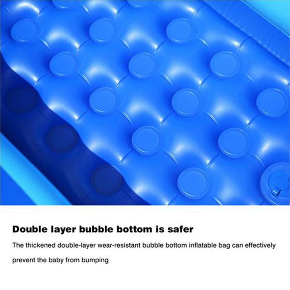 Kolam Renang Tiup Kolam Santai Tiup Persegi Untuk Bayi Anak Outdoor Taman Halaman Belakang Musim Panas Air Pesta
