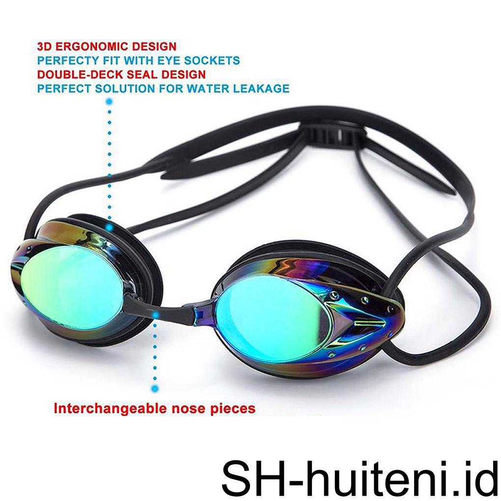 Kacamata Renang Adjustable Plating Anti Air Anti Kabut UV Protection