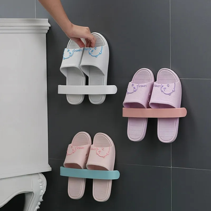 Rak Penyimpanan Sepatu Kamar Mandi/ Pengait Sandal/Rak Cuci Kamar Mandi Organizer