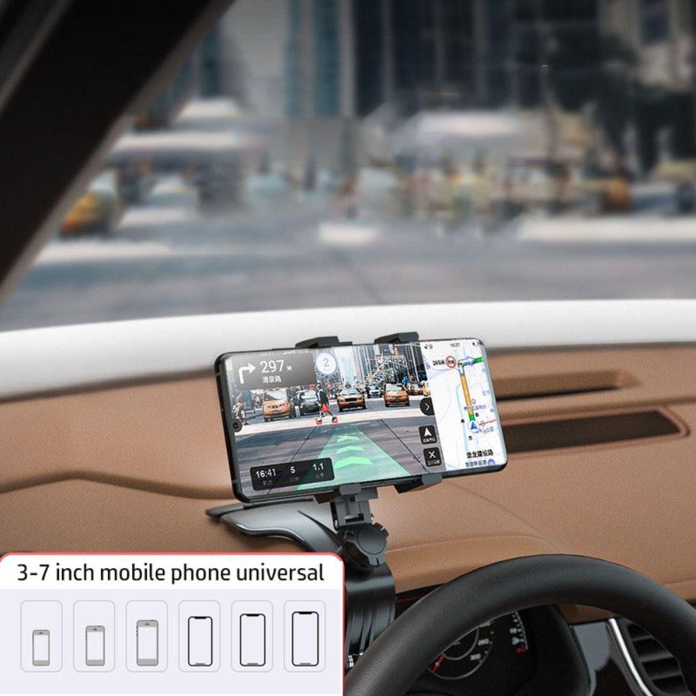 Populer Holder Telepon Mobil Panel Instrumen Universal GPS Navigasi Untuk Dash Cam Car Spion Stand