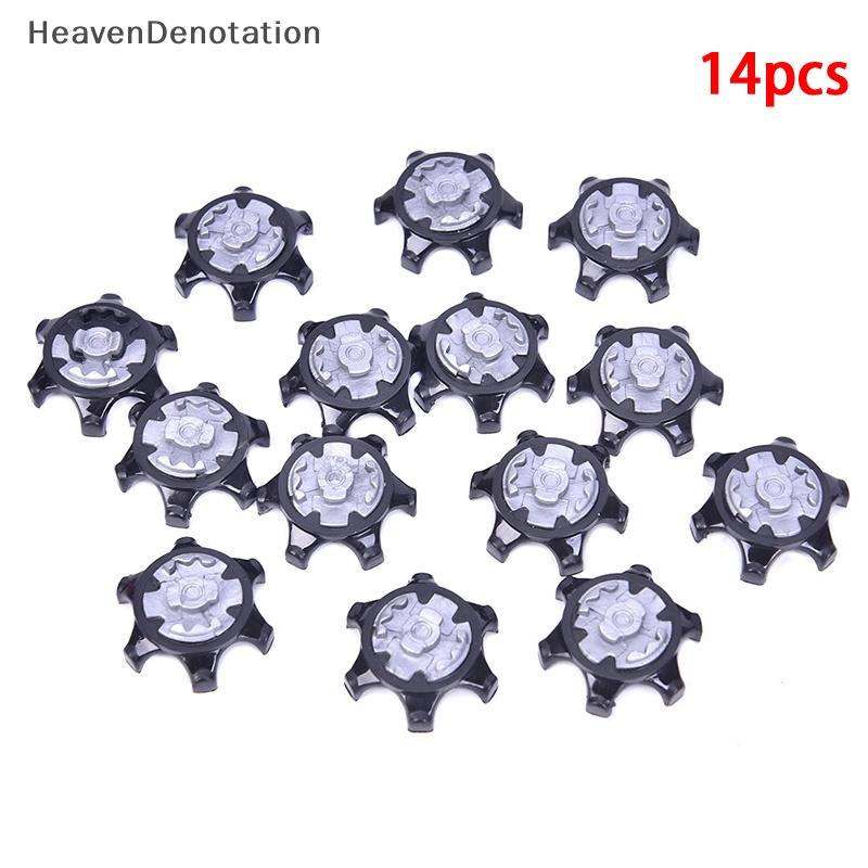 [HeavenDenotation] 14pcs/lot Golf Paku Putaran Cepat Paku Sepatu Pengganti Set Golf Shoes Parts  Hdv