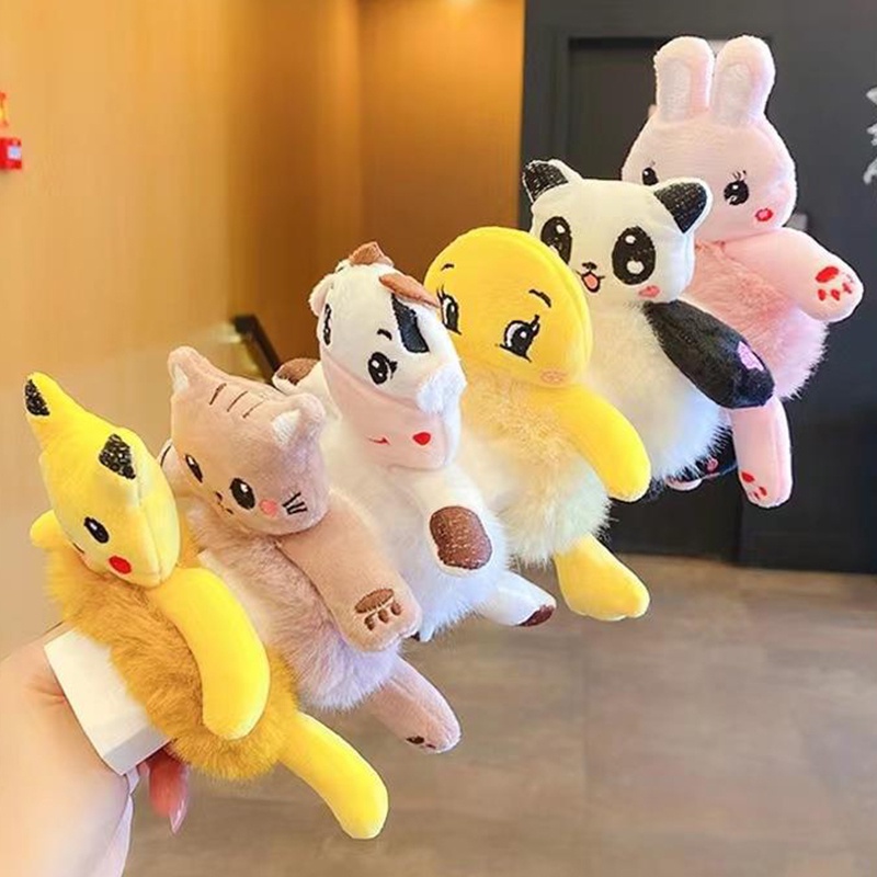 Ikat Rambut Korea Anak Boneka Karakter Kartun Karet Rambut Scrunchie Aksesoris Kunciran Lucu AK282