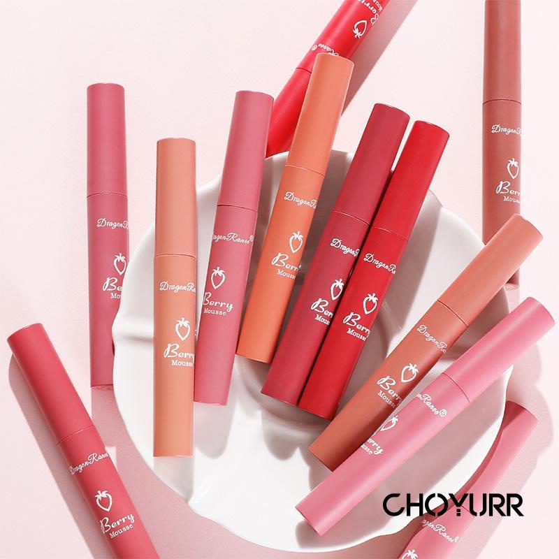 【COD】Glasir Bibir Matte Non Memudar Non Stick Cup Velvet Lip Glaze Lipstik Pelembab Yang Tahan Lama-CH