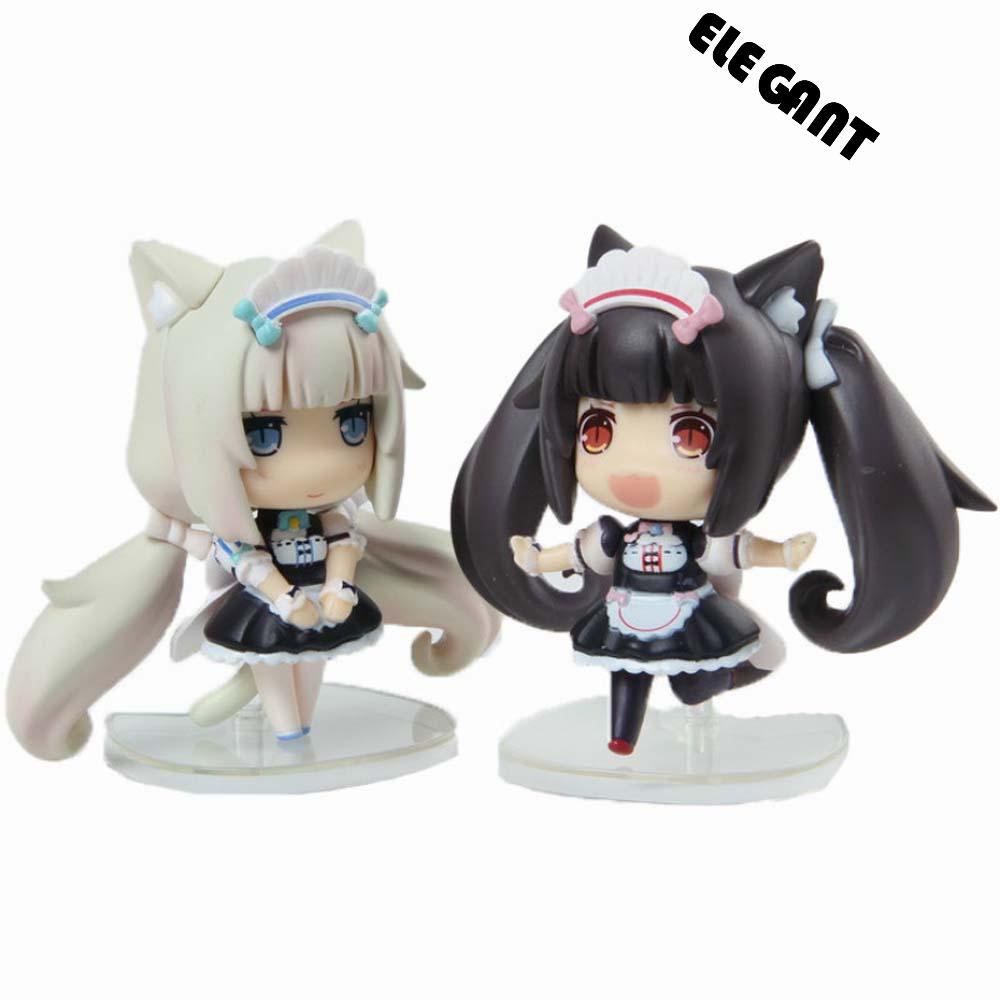 [Elegan] Cokelat Dan Vanila Anime Mainan Koleksi Model Vanilla Dekorasi Desktop Ornamen Rumah PVC Gambar Anime