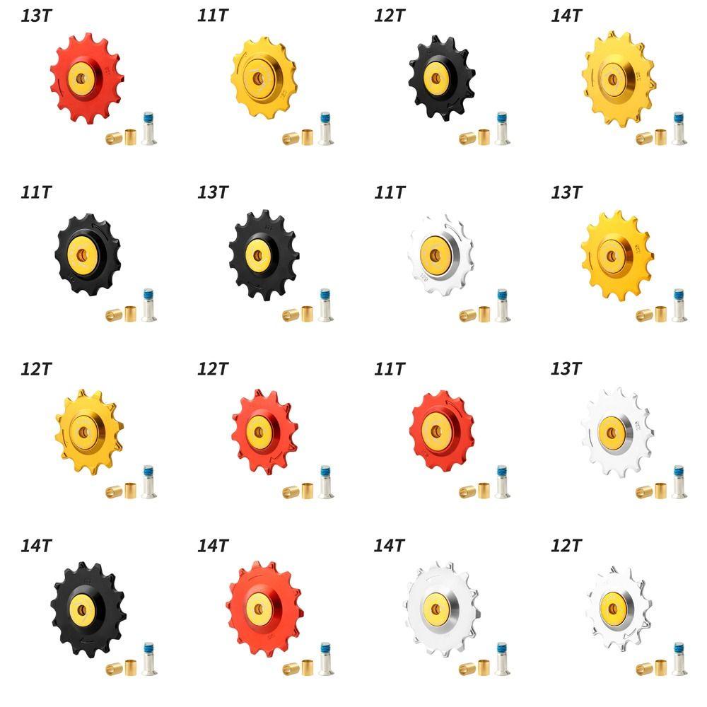 Lanfy Sepeda Roller Rear Derailleur Colorful Kualitas Profesional Bagian Roda Untuk 7-8 9 10 11 12 Speed Chain 11T 12T 13T 14T Sepeda Keramik Guide Pulley