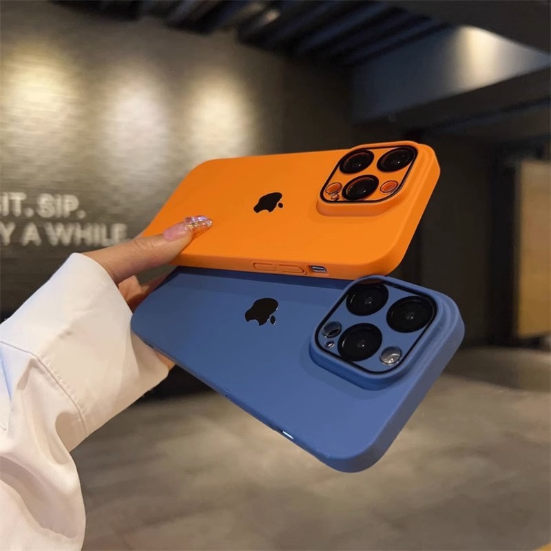 NEW!! exterior protective goggles with With LOGO HD lens film for iPhone 14 13 12 Pro Max phone case iPhone 13Promax Frosted anti fall case