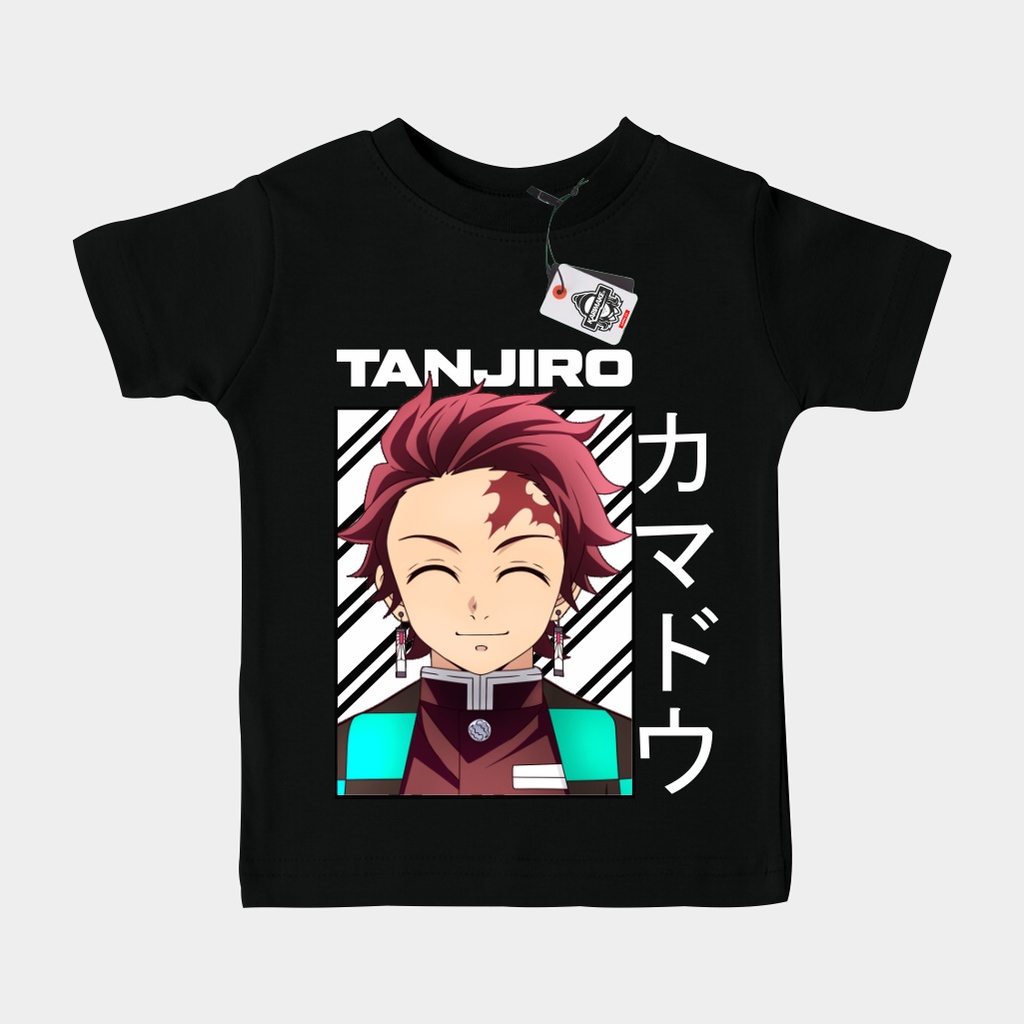 Kaos T Shirt Anak DEMON SLAYER KIMETSU NO YAIBA TANJIRO KAMADO