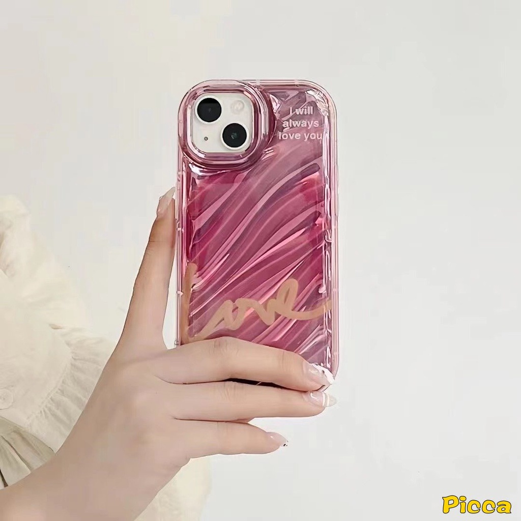 IPHONE Fantasy Case Kartu Aser Huruf Cinta Bintang Laut Shell Mutiara Kompatibel Untuk Iphone7 8 6 6S Plus XR 11 13 14 12 Pro MAX X XS MAX SE 2020mewah Dazzle Color 3D Stereo Corrugation Case