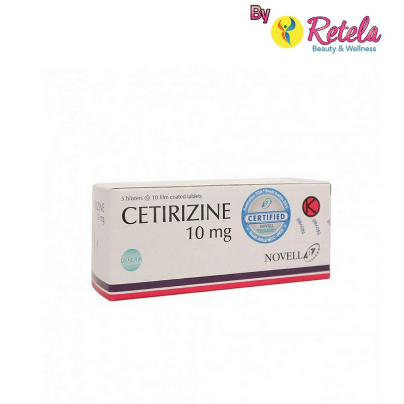 CETIRIZINE 10MG 1 STRIP 10 TABLET