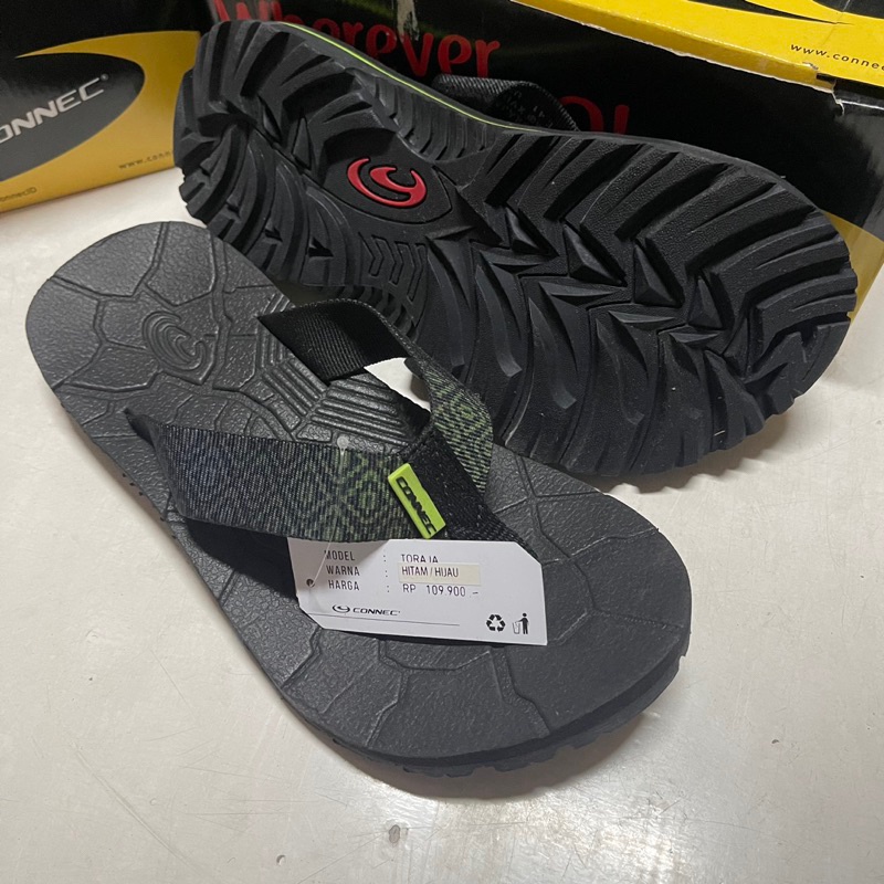 DISKON SANDAL PRIA KEKINIAN CONNEC HAMMER FLASH TORAJA RAFLES 100% BARU