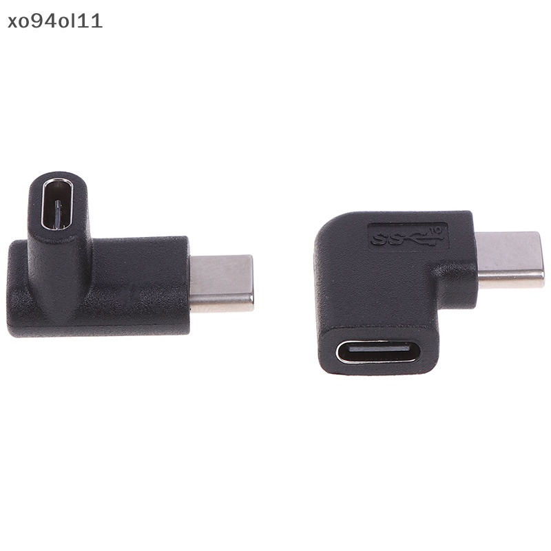 Xo Sudut Kanan 90derajat USB 3.1 Type C Male To Female USB-C Converter Adapter OL