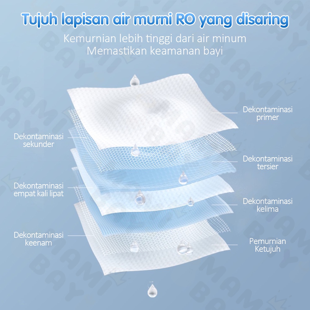 Mamibayi tissue tisu basah bayi baby wipes 80pcs/1pack