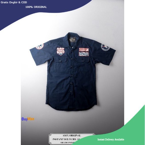 Phillipworks Authentic Workshirt Overshirt / BuyMax / Phillip Works / Kemeja PhillipWorks