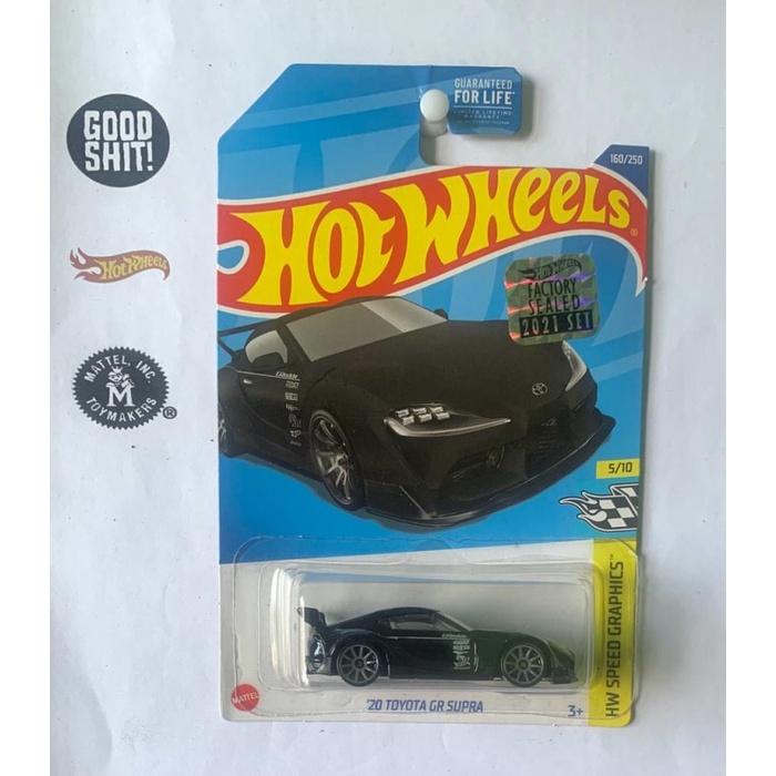 hot wheels 20 toyota gr supra hitam / black SND27