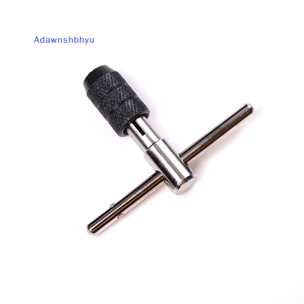Adhyu T Type Hand Tap Wrench Sekrup Drat Taps Reamer M3-6 Screw Tap Holder Tools ID
