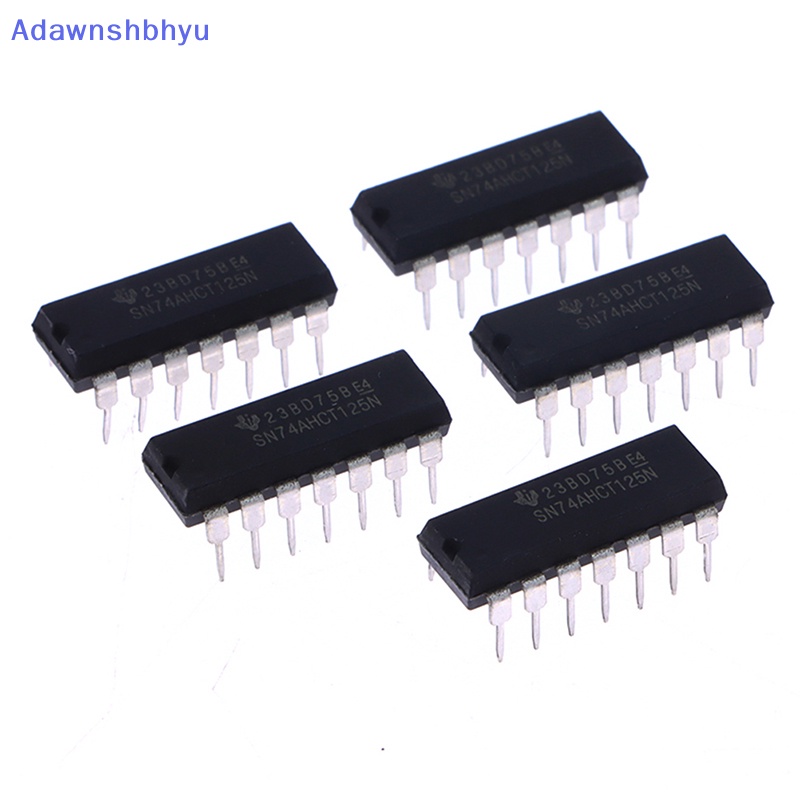 Adhyu 5pcs/lot SN74AHCT125N 74AHCT125 74AHCT125N In-line DIP-14 Logic Chip ID