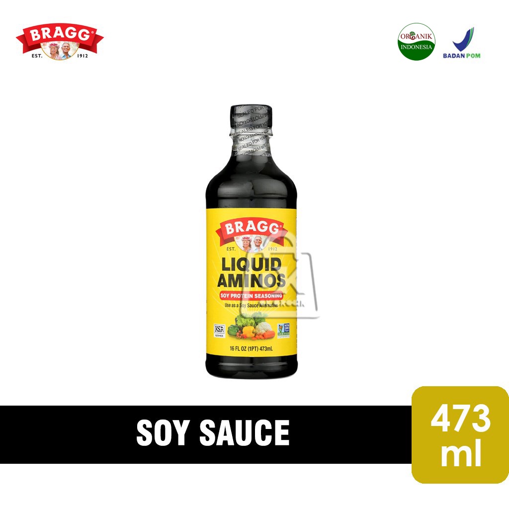 

Bragg Liquid Aminos Soy Sauce / Bumbu Serbaguna (Botol Plastik 473ml)