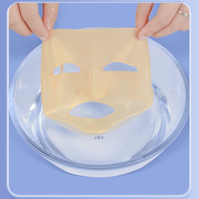 3d Silicone Facial Mask Cover/ Masker Wajah Pelembab Elastis Bisa Dicuci Aplikator Alat Bantu Tetap