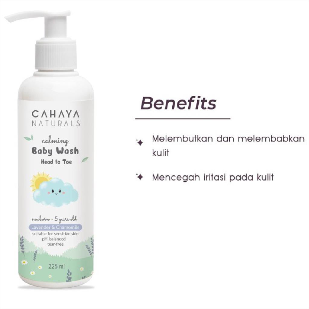 Cahaya Naturals Calming Baby  Wash Head to Toe 225ml 11010109 225 ml